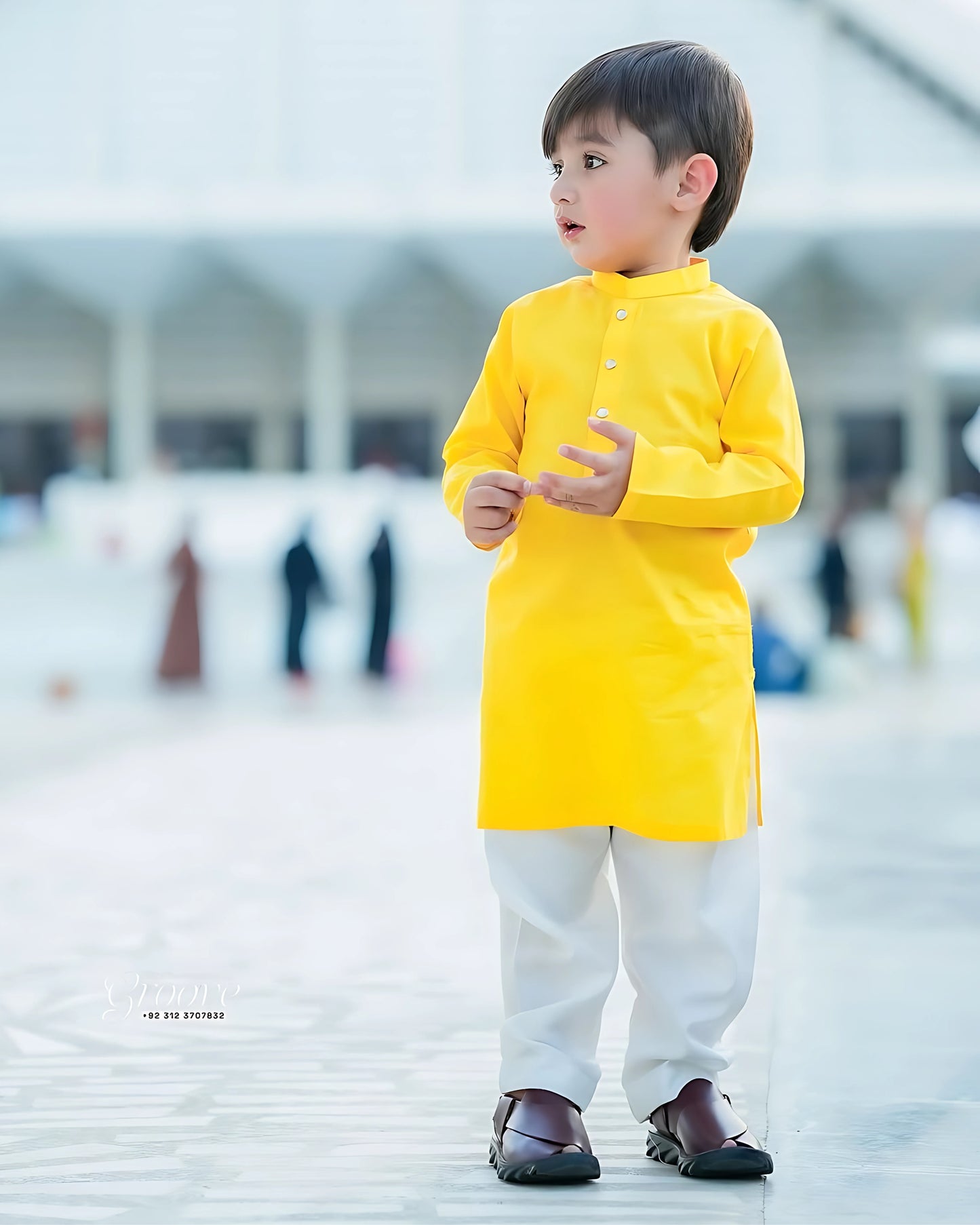 Sunlit Yellow Kurta Pajama Set – Premium Kidswear by Tito Patito