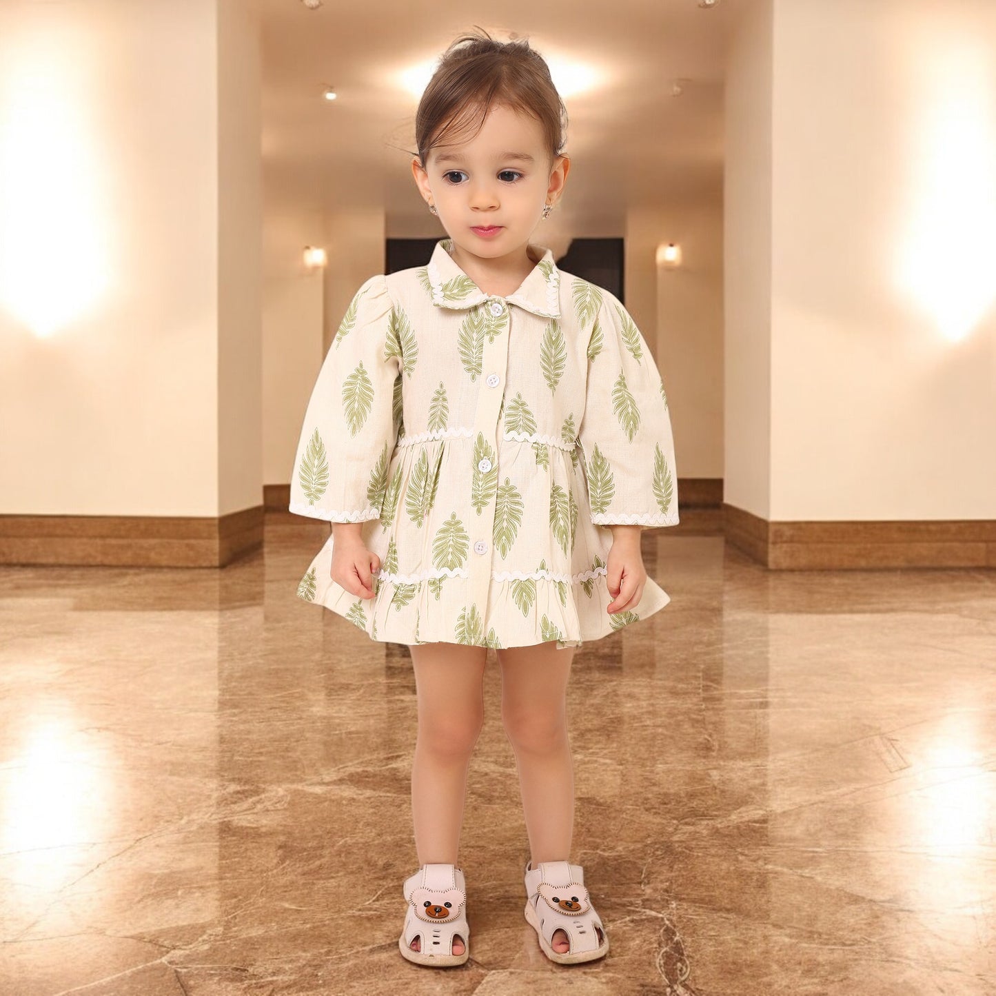 Charming Cotton Frock Set for Baby Girls