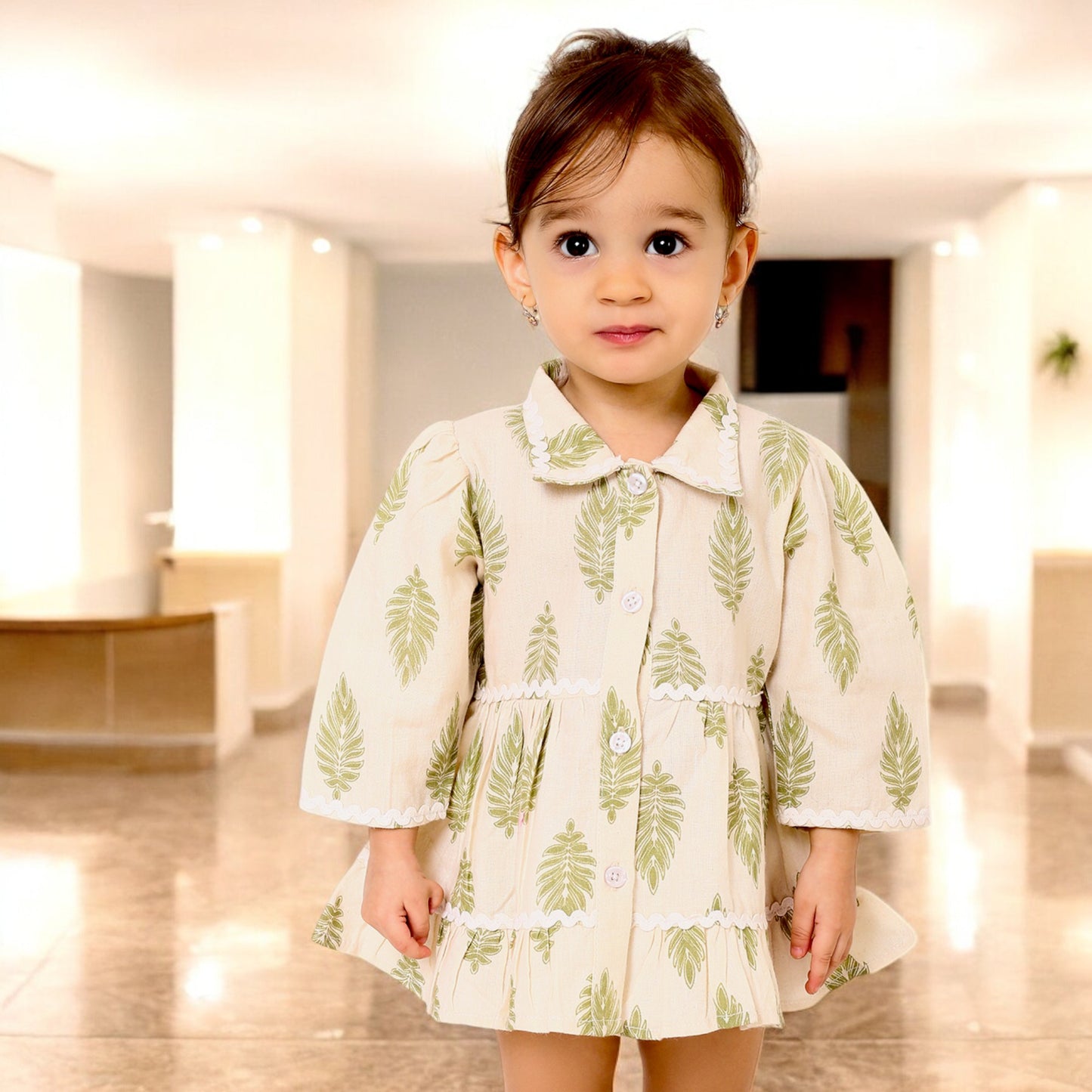 Charming Cotton Frock Set for Baby Girls
