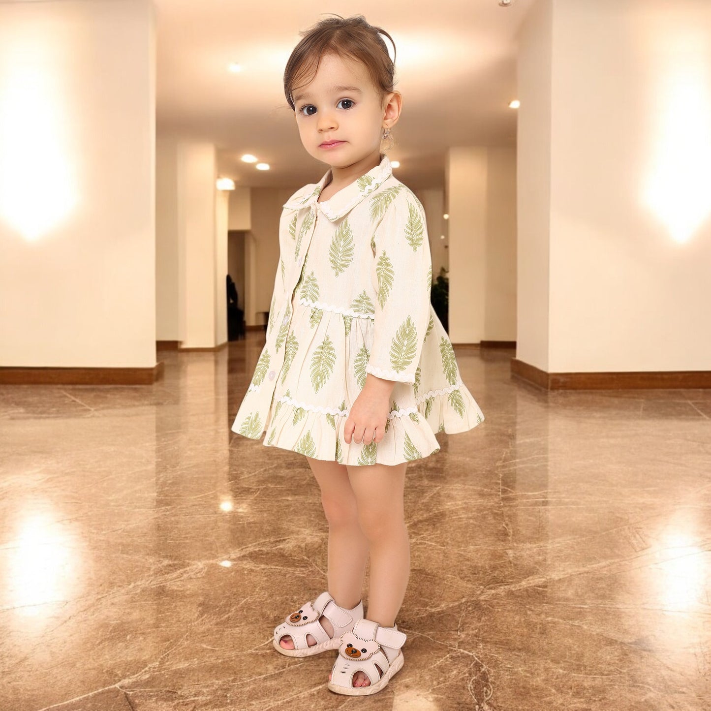 Charming Cotton Frock Set for Baby Girls