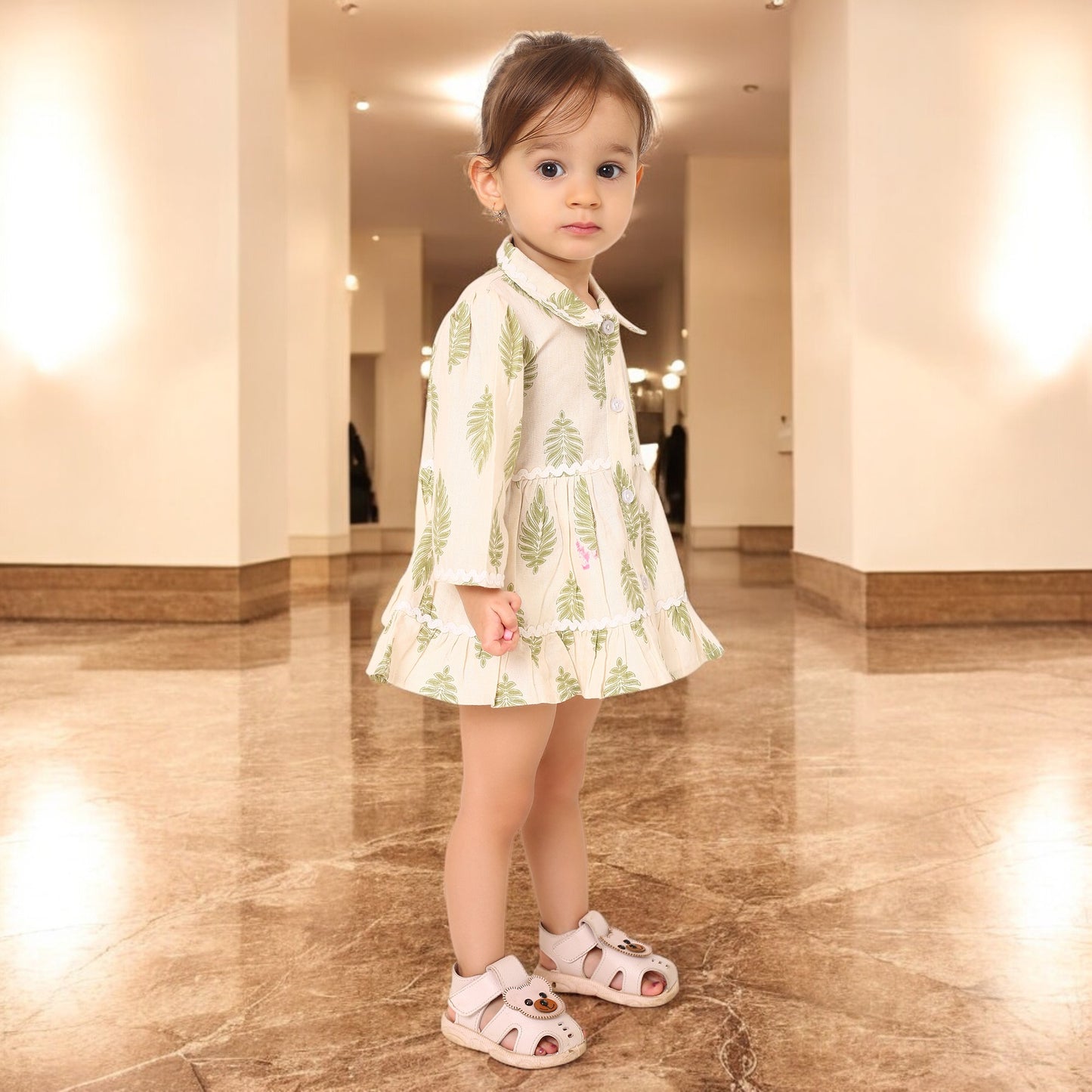 Charming Cotton Frock Set for Baby Girls