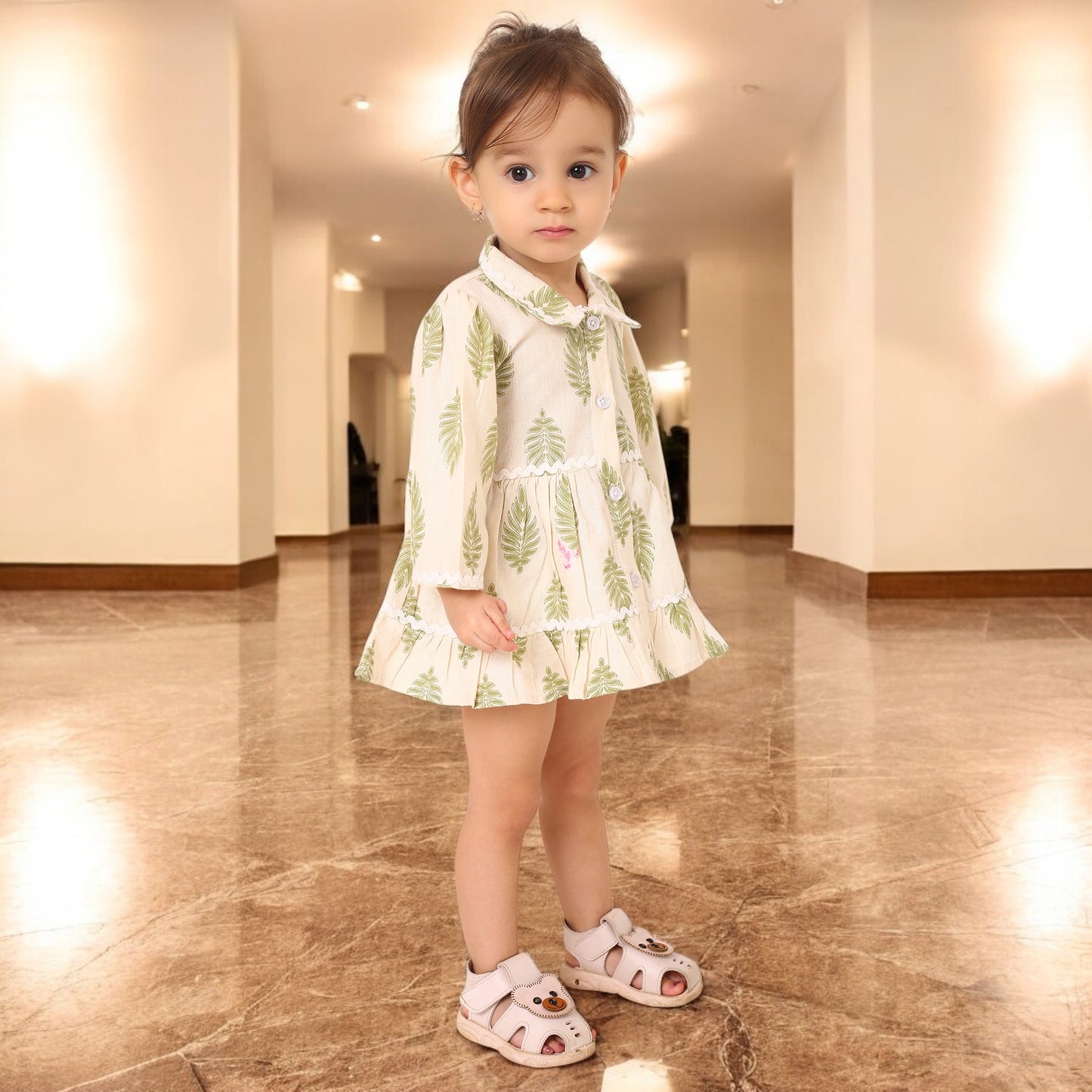 Charming Cotton Frock Set for Baby Girls