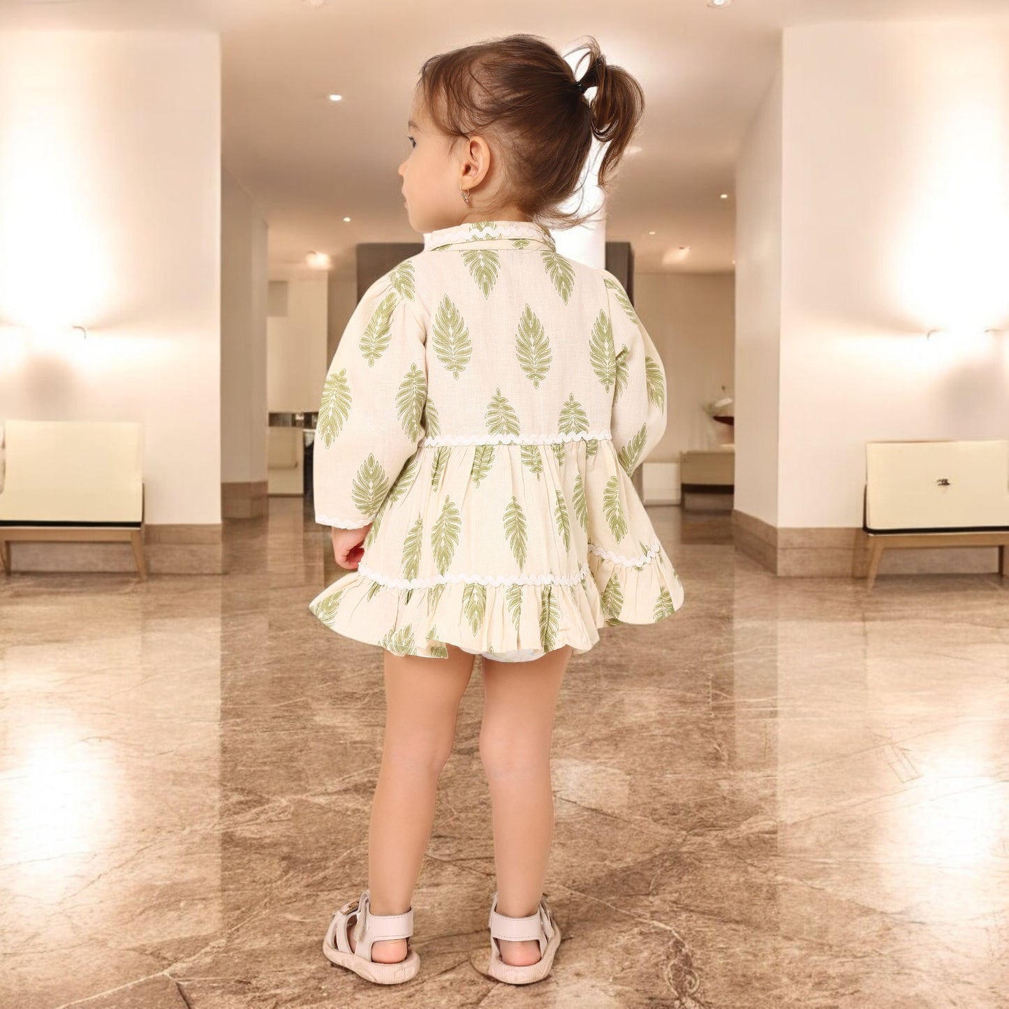 Charming Cotton Frock Set for Baby Girls