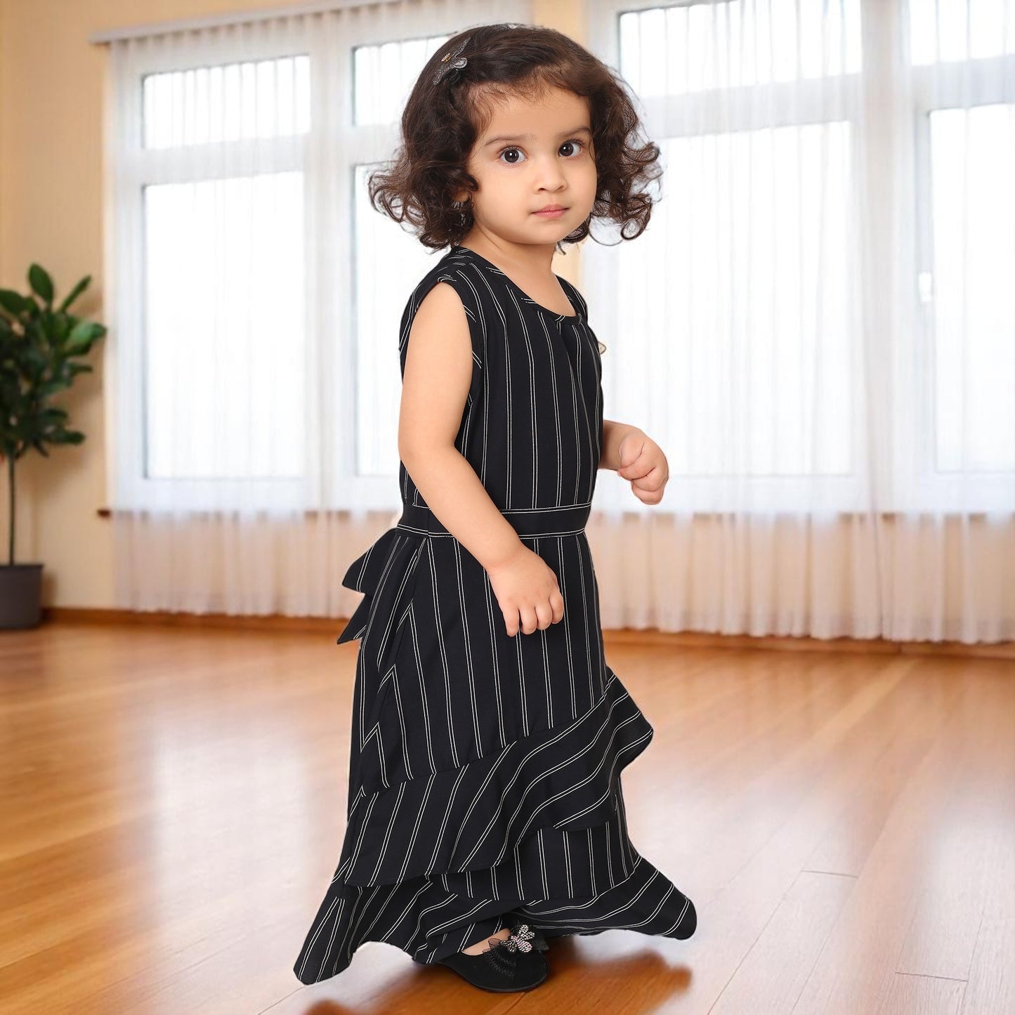 Elegant Long Sleeve Designer Dress for Girls