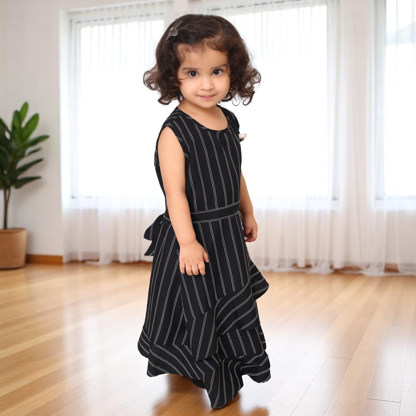 Elegant Long Sleeve Designer Dress for Girls