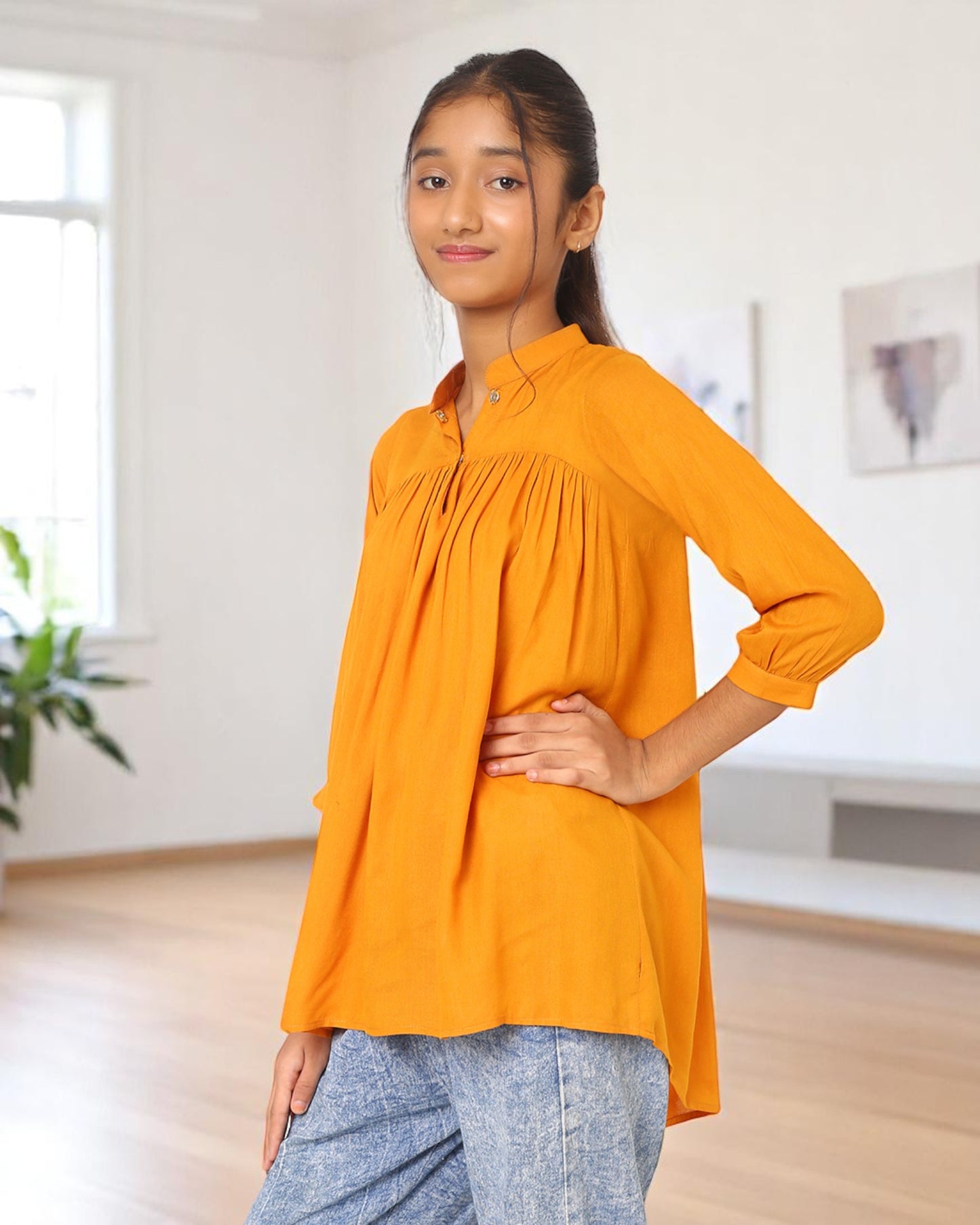 Stylish Rayon Top for Girls
