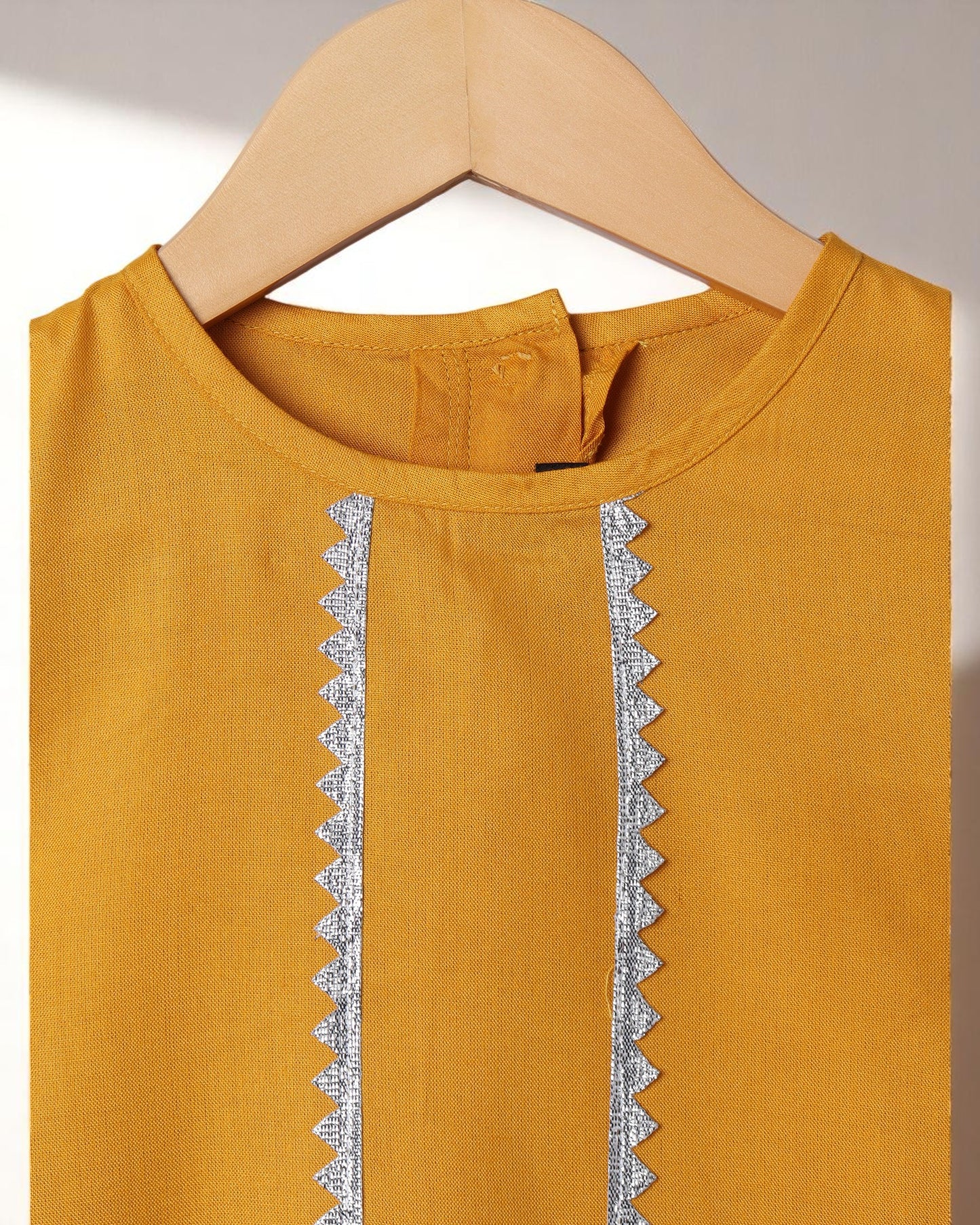 Rayon Two-Piece Suit for Girls with Gota Patti Work – Stylish & Comfortable