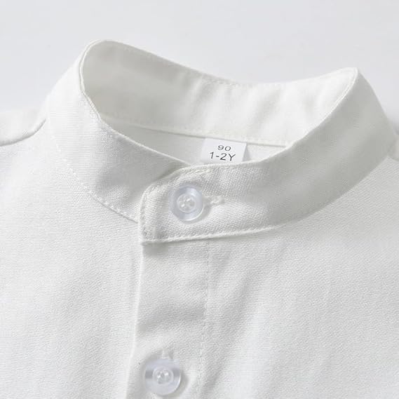 Boys White Cotton Shirt – Smart Casual Everyday Kidswear