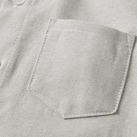 Boys Light Grey Cotton Shirt – Smart Casual Premium Boys Clothing India