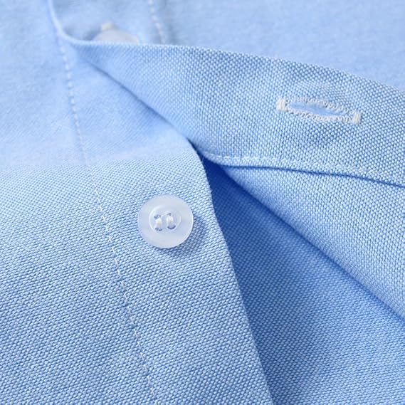 Luxury Boys Blue Chambray Cotton Shirt – Mandarin Collar Kidswear India