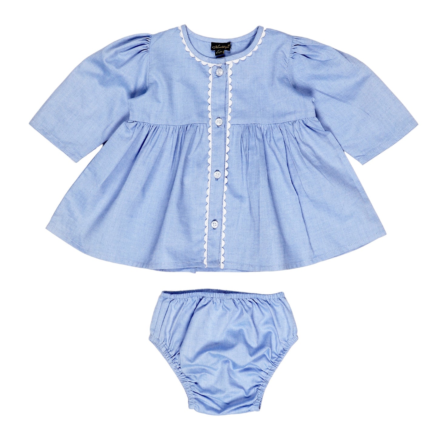 Adorable Two-Piece Cotton Set for Baby Girls