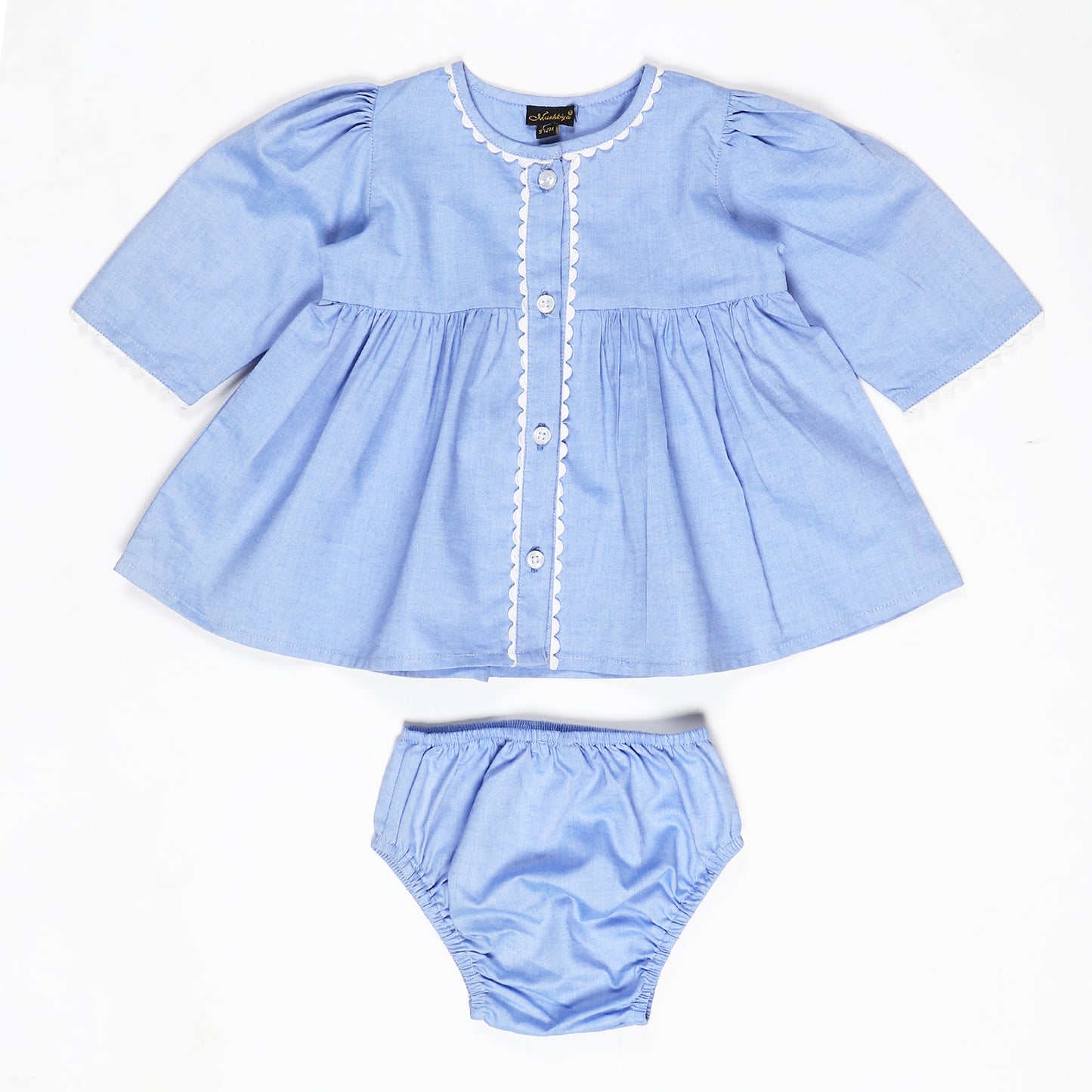 Adorable Two-Piece Cotton Set for Baby Girls