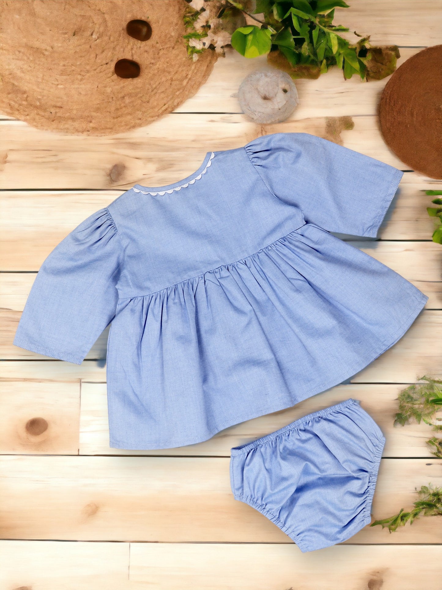 Adorable Two-Piece Cotton Set for Baby Girls