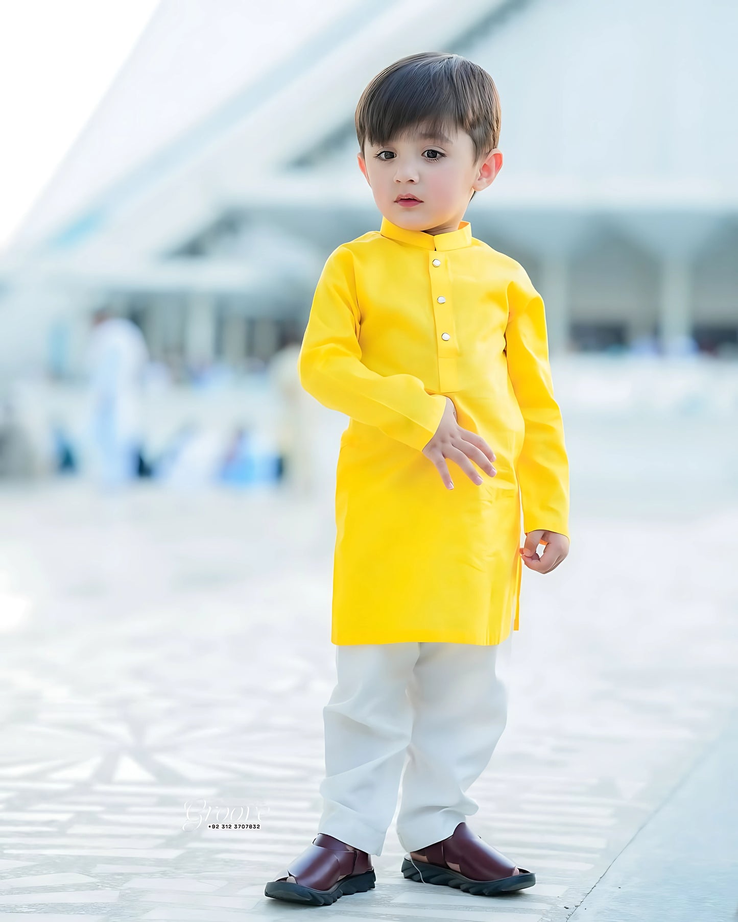 Sunlit Yellow Kurta Pajama Set – Premium Kidswear by Tito Patito