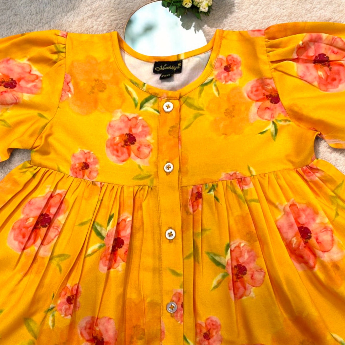 Adorable Two-Piece Cotton Blend Set for Baby Girls