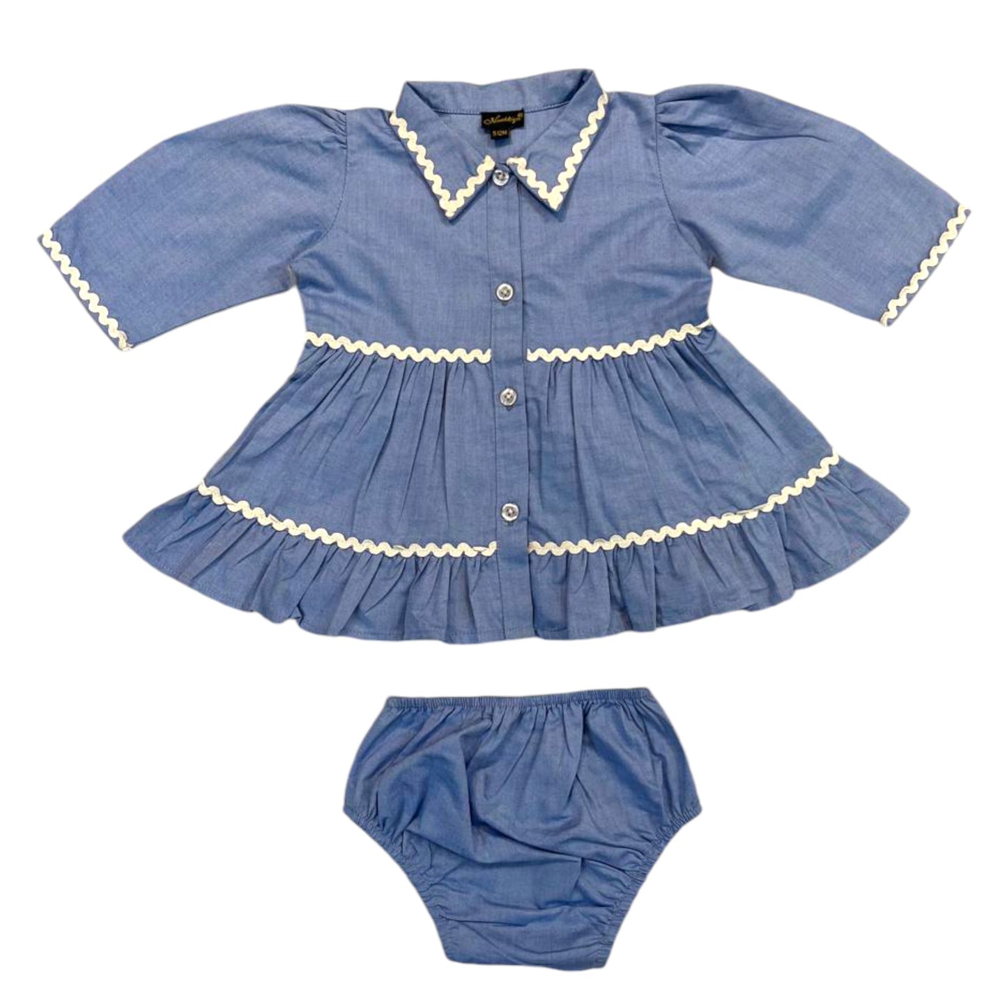 Adorable Two-Piece Cotton Set for Baby Girls