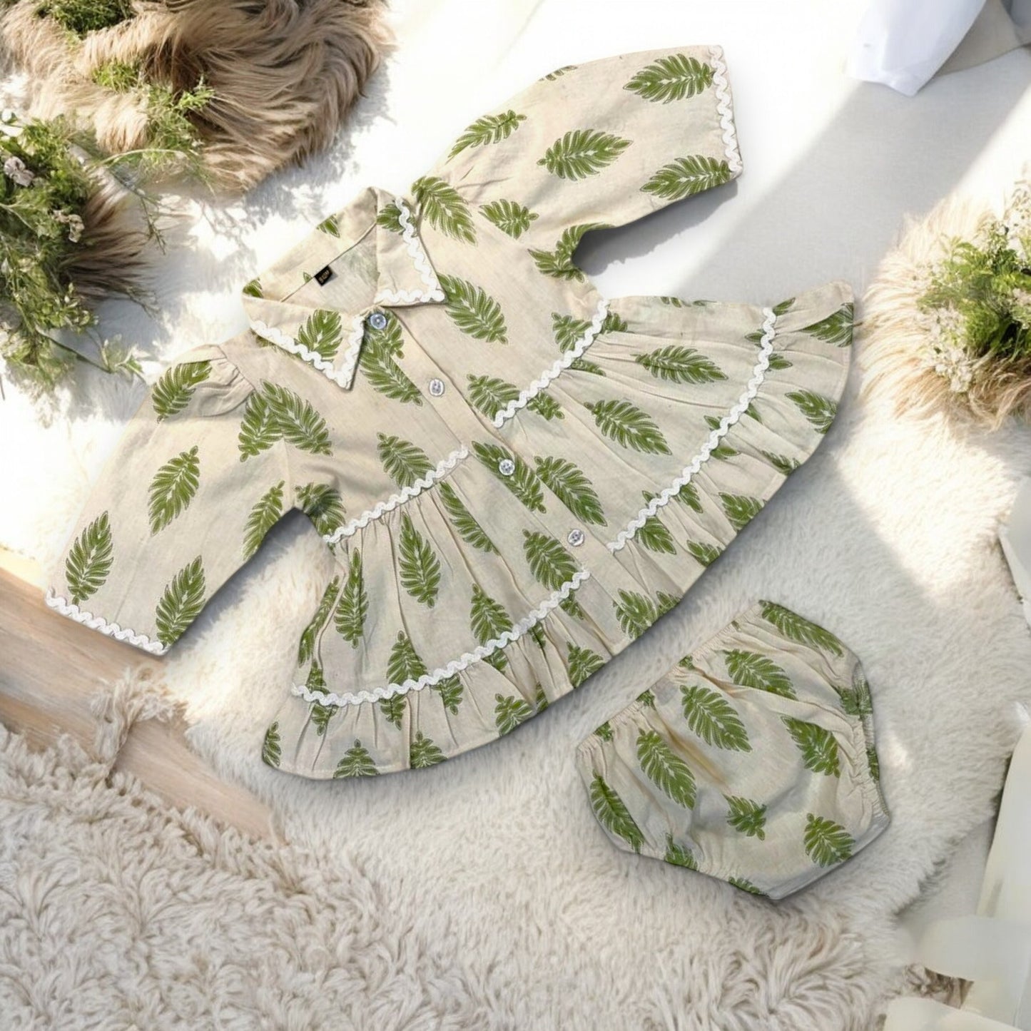 Charming Cotton Two-Piece Set for Baby Girls