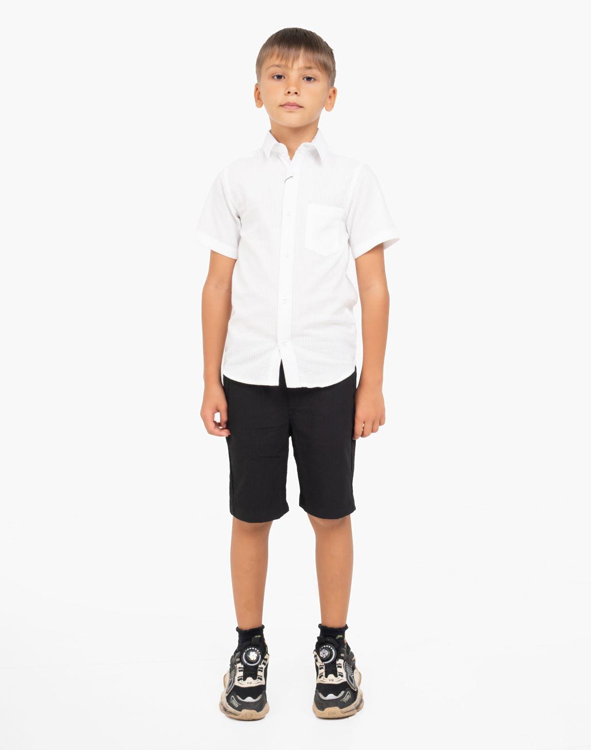 Boys White Half Sleeve Cotton Shirt – Classic Everyday Boys Shirt