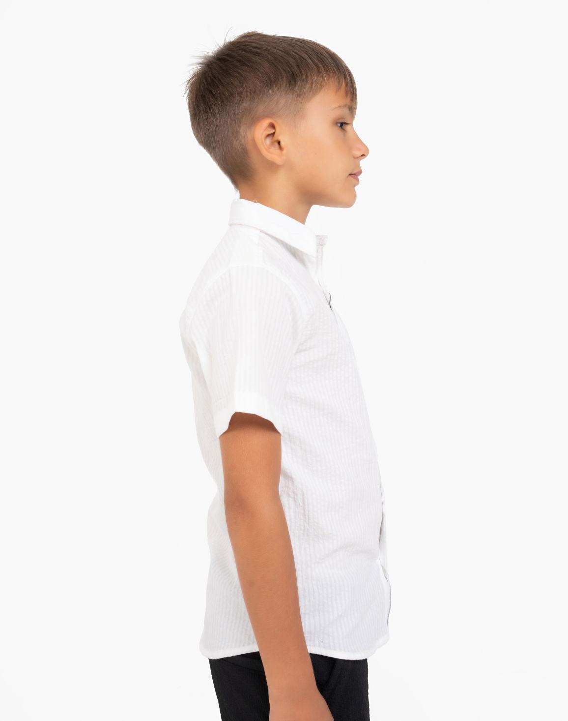 Boys White Half Sleeve Cotton Shirt – Classic Everyday Boys Shirt