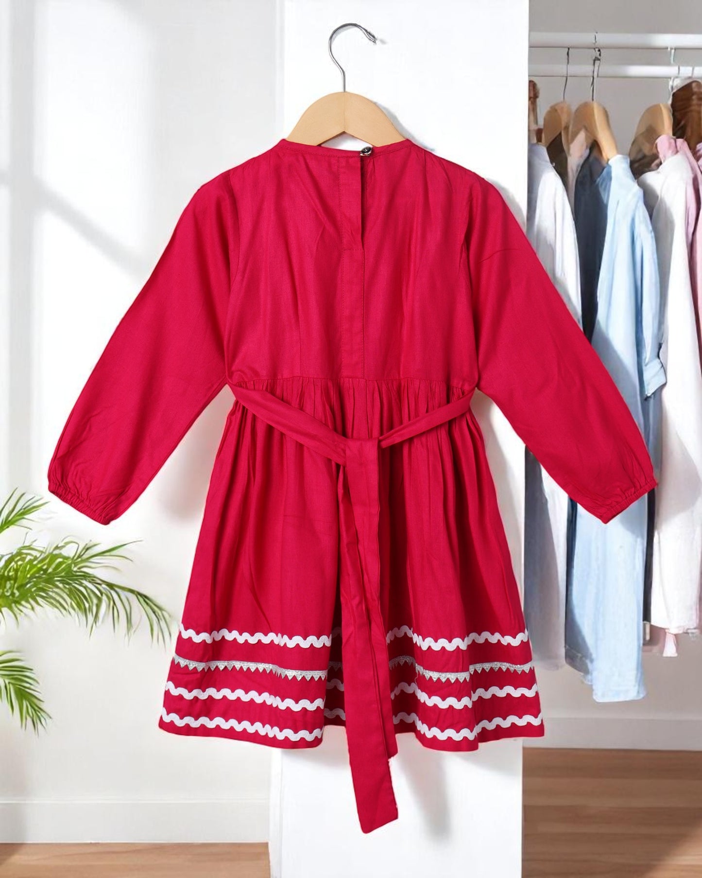 Rayon Two-Piece Suit for Girls with Elegant Lace Work – Soft & Stylish