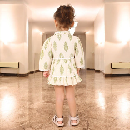 Charming  Cotton Frock Set for Baby Girls