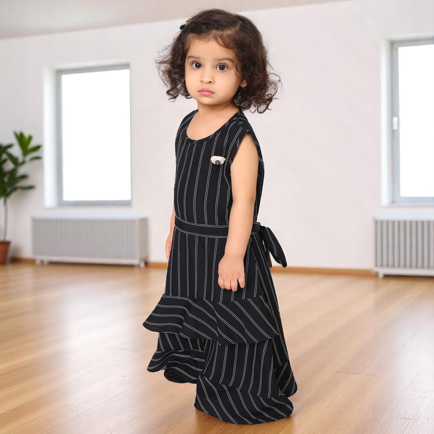 Elegant Long Sleeve Designer Dress for Girls
