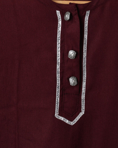 Rayon Two-Piece Suit for Girls with Gota Patti Work – Stylish & Comfortable