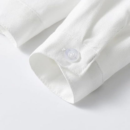 Boys White Cotton Shirt – Smart Casual Everyday Kidswear