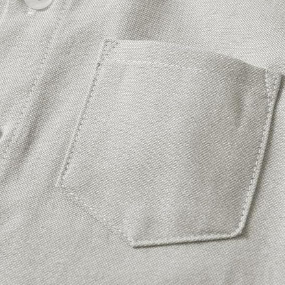 Boys Light Grey Cotton Shirt – Smart Casual Premium Boys Clothing India