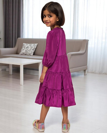 Midi Dress With Handwork Embellishments